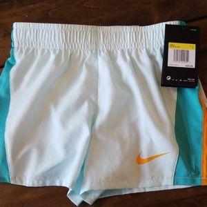 NWT girls Nike Dri-fit running shorts.  Small.